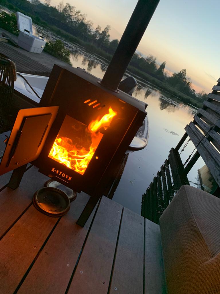 Nieuwe Pelletkachel in doos - Ongebruikt, Tuin en Terras, Ophalen, Nieuw