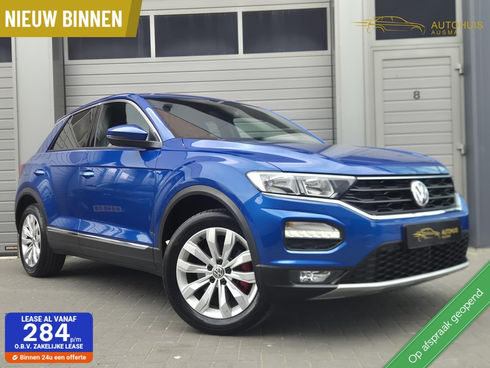 Volkswagen T-Roc 1.5 TSI Sport/Virtual/ACC/Dode/Lane/Carplay, Auto's, Voorwielaandrijving, Dealer onderhouden, Zwart, 4 cilinders