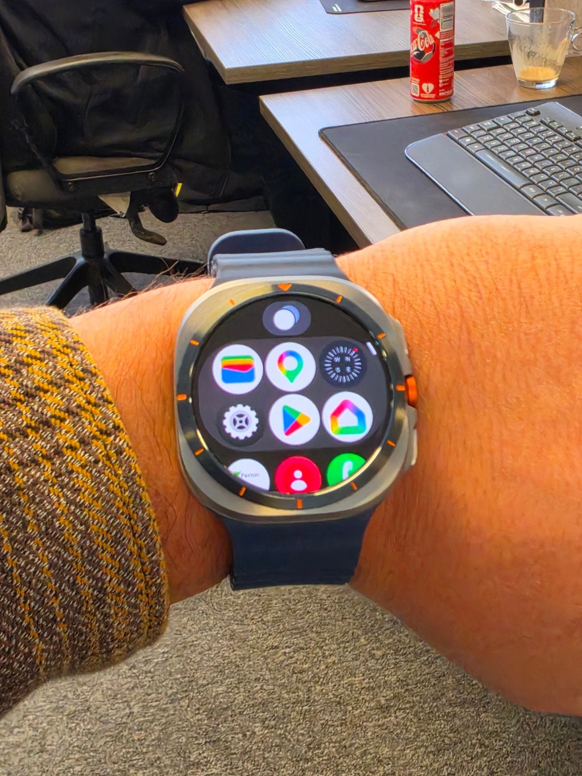 Samsung Galaxy Watch Ultra - Zo goed als nieuw, Ophalen, Blauw, Zo goed als nieuw, Stappen