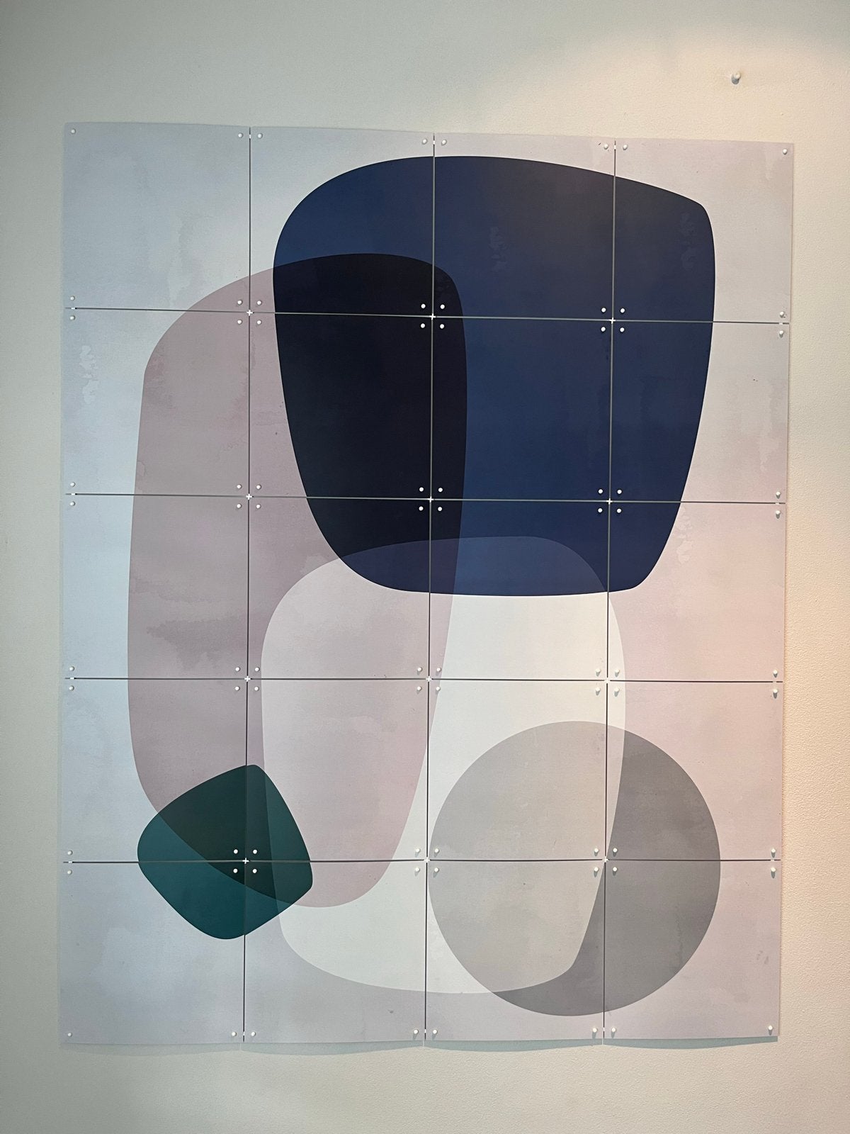 IXXI wanddecoratie 100x80 cm - Abstracte vormen, Huis en Inrichting, Gebruikt, Ophalen of Verzenden, Wandbord of Wandpaneel, Kunststof