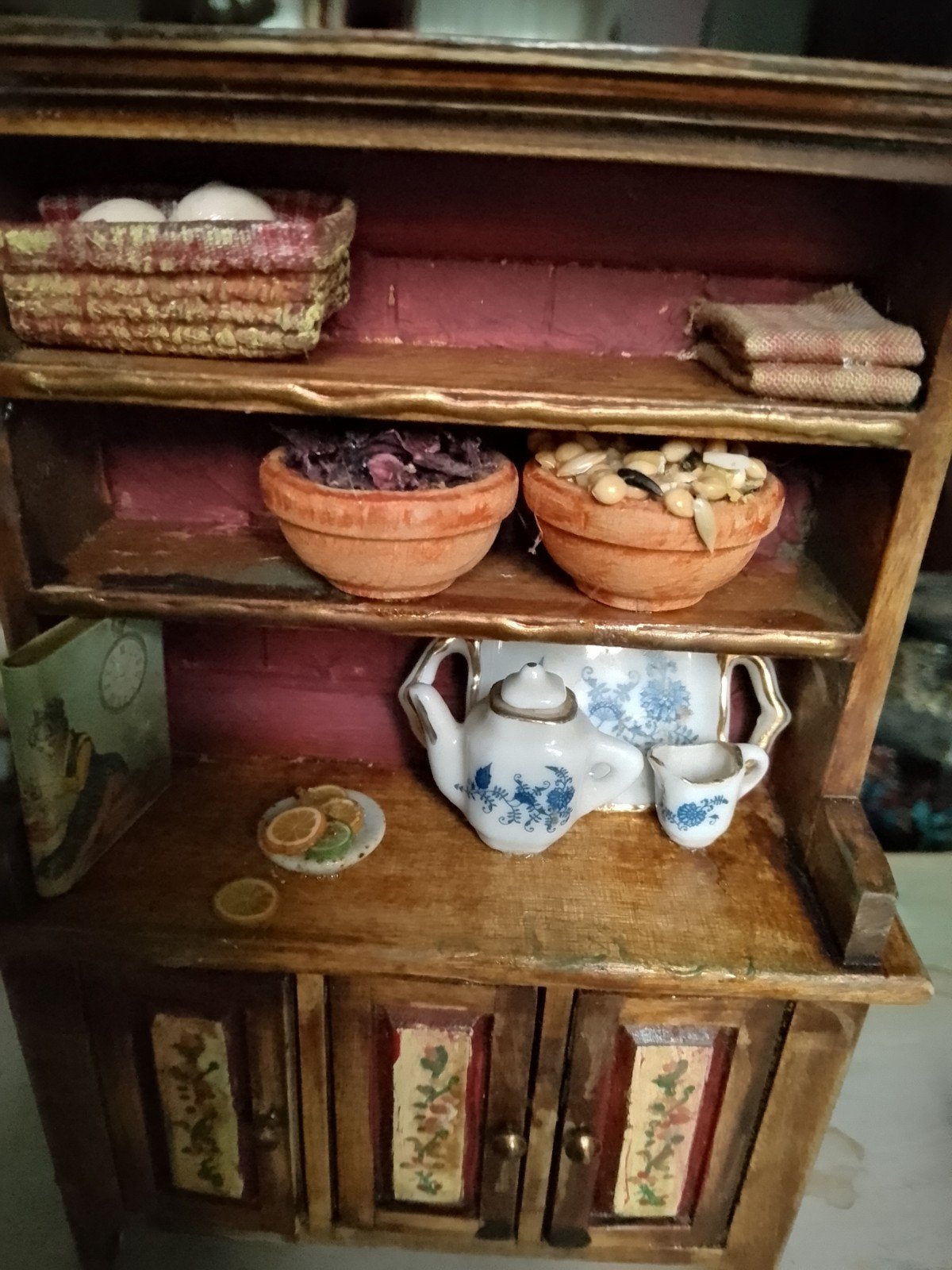 poppenhuis keukenkast, Ophalen, Gebruikt, Poppenhuis