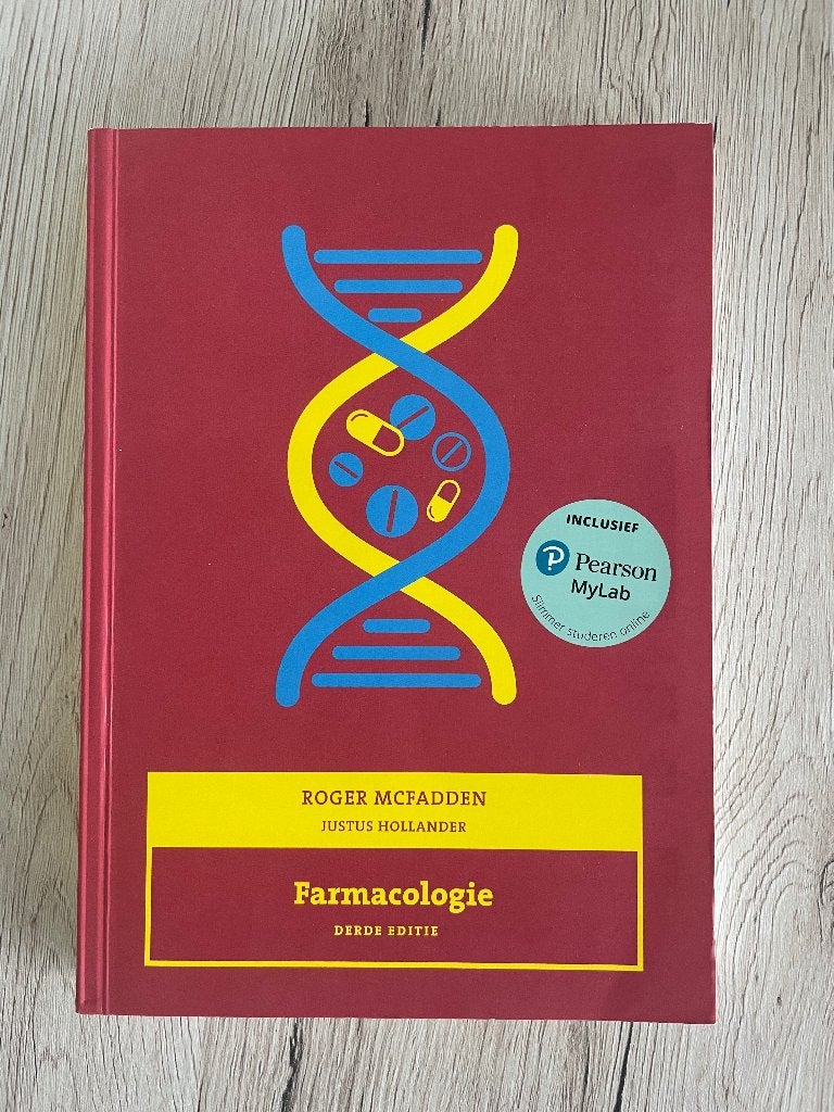 Farmacologie studieboek, Boeken, Ophalen of Verzenden, Zo goed als nieuw, Overige niveaus