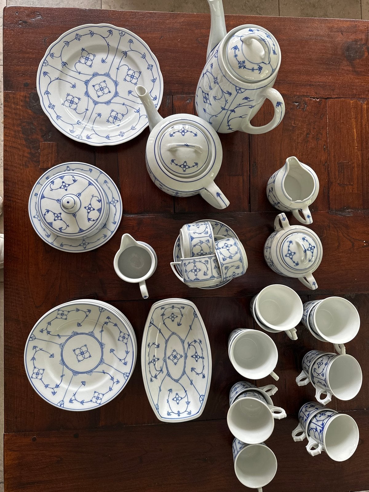 Jäger Serviesgoed - Blau Saks - Grote set, Ophalen