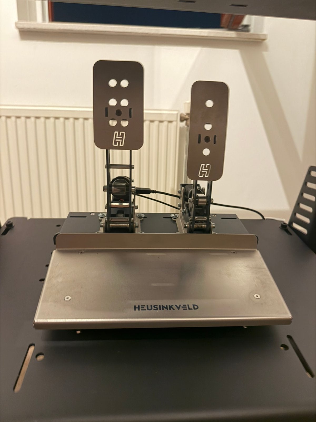Heusinkveld sprint pedalen + pedalplate, Computers en Software, Joysticks, Zo goed als nieuw, Ophalen