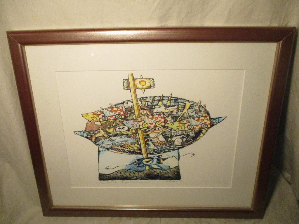 Wim Heesakkers kunstwerk, Antiek en Kunst, Ophalen of Verzenden