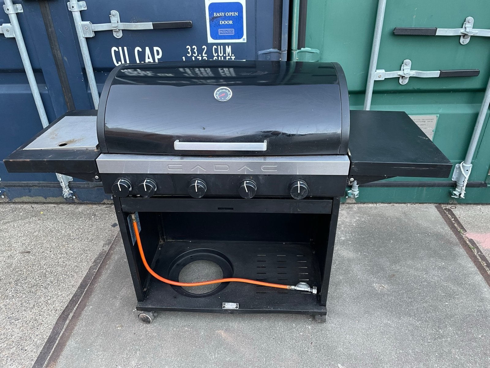 Cadac gasbarbecue met zijbrander, Ophalen of Verzenden, Gebruikt