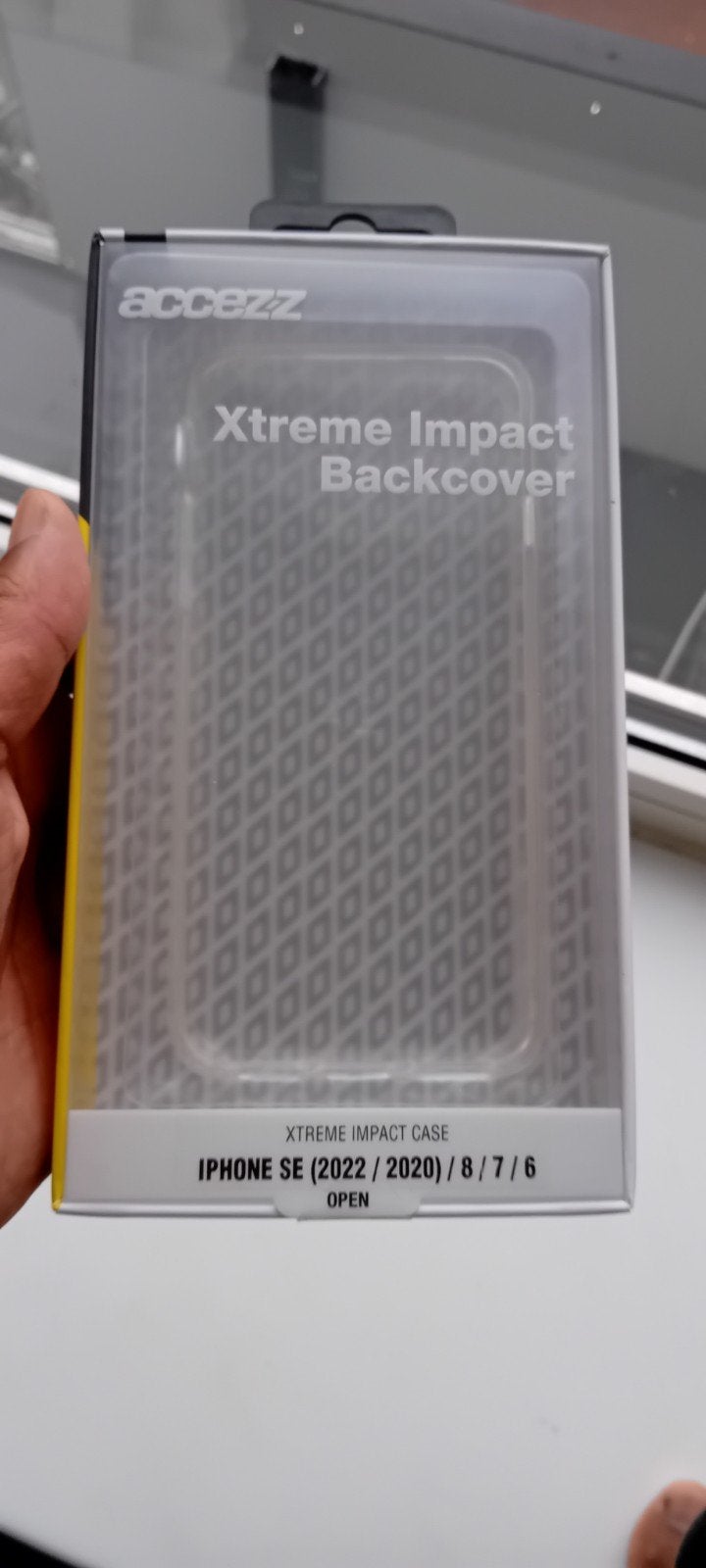 Accezz Backcover iPhone SE (2022/2020)/8/7/6, Ophalen, Accezz, Schokbestendig, IPhone SE (2022)