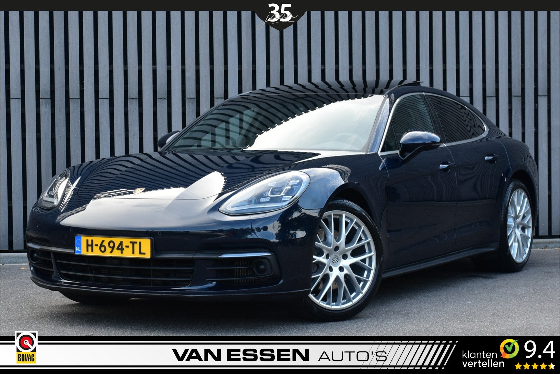 Porsche Panamera 2.9 4S Pano Luchtvering Sport-Chrono Stoel/, Auto's, Automaat, Gebruikt, Euro 6, 120 €/maand