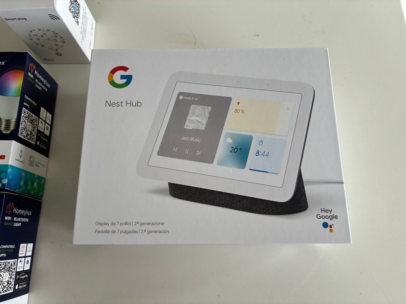 Google Nest Hub 2e generatie - Nieuw in doos, Ophalen of Verzenden, Nieuw