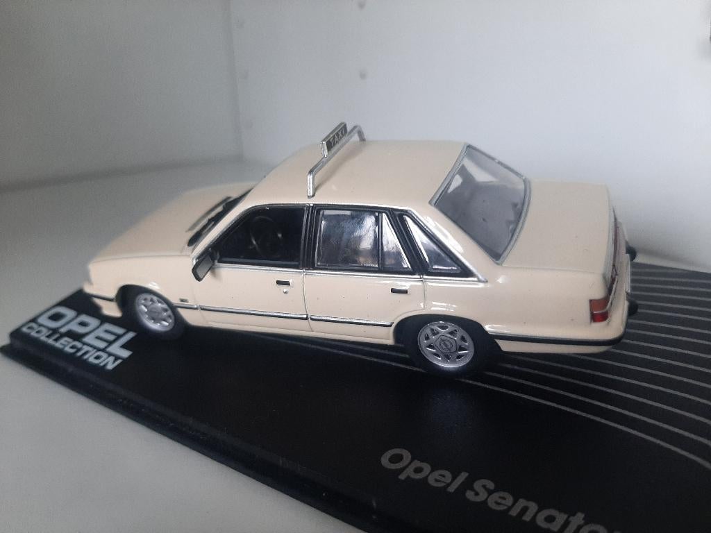 Opel senator A2 taxi 1:43 Opel collection, Ophalen of Verzenden, Nieuw, Auto, Overige merken