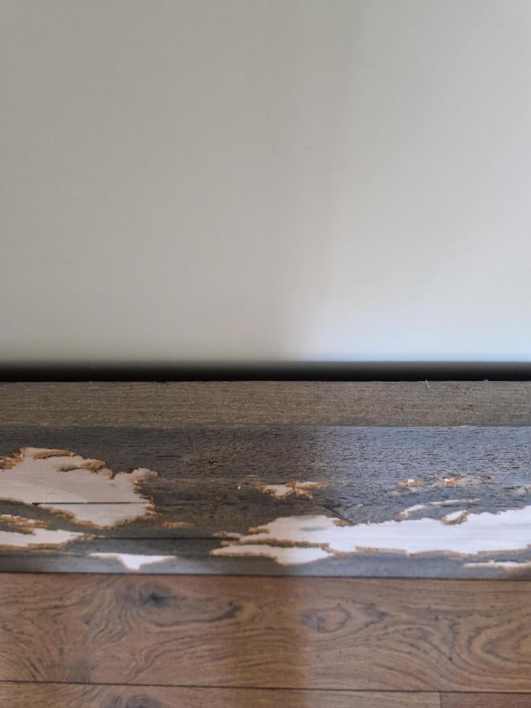 steigerhouten wandbord, Huis en Inrichting, Woonaccessoires | Wanddecoraties, Ophalen, Gebruikt, Hout, Wandbord of Wandpaneel