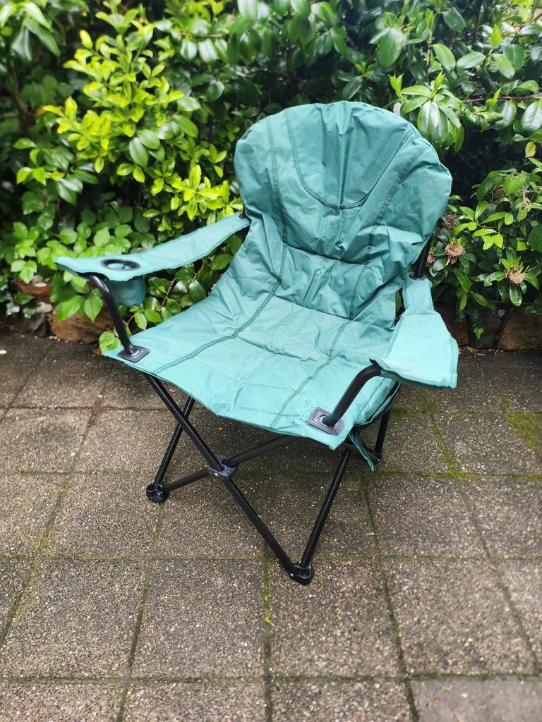 Visstoel - Campingstoel - XQ Max Foldable Chair Jumbo, Caravans en Kamperen, Ophalen of Verzenden, Campingstoel