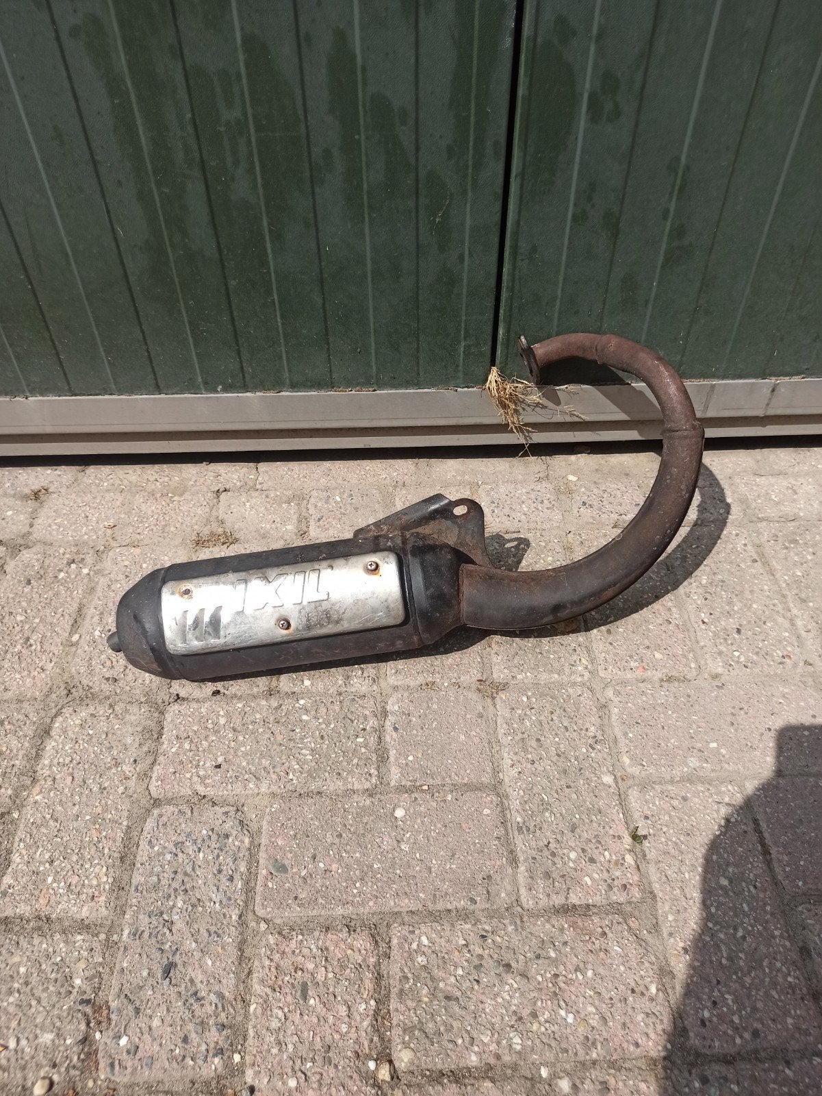 mooie peugeot 50cc scooter uitlaat, Ophalen of Verzenden, Gebruikt, Uitlaat