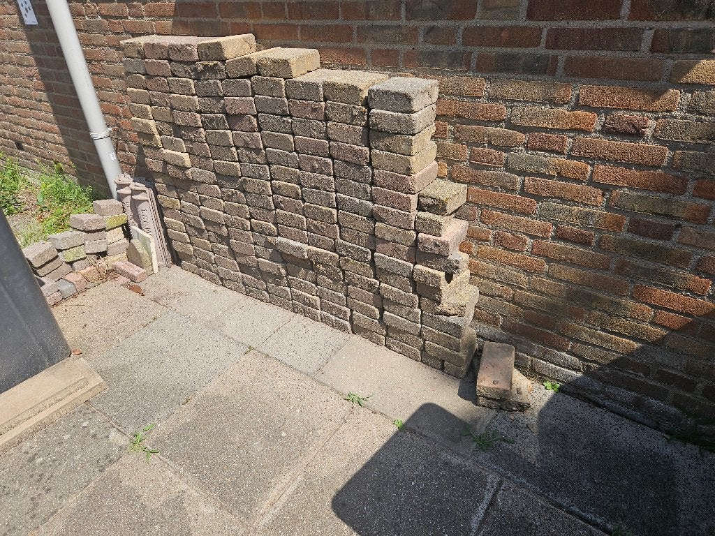 Steentjes 15x15 cm - Gratis, Ophalen, Gebruikt, Keramiek, Klinkers