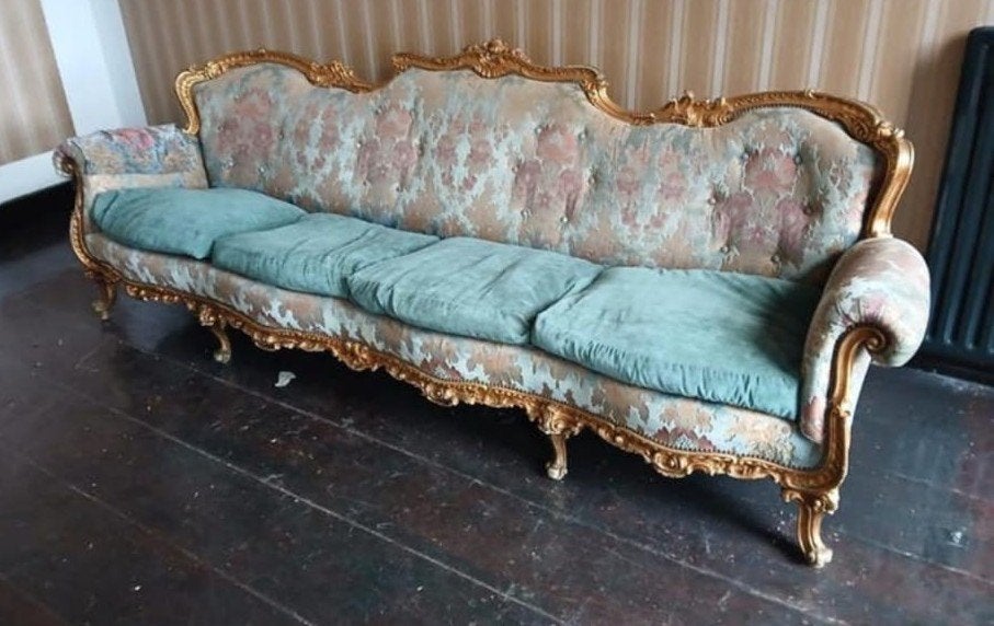 Barok stijl bank & 2 fauteuils, Antiek en Kunst, Ophalen