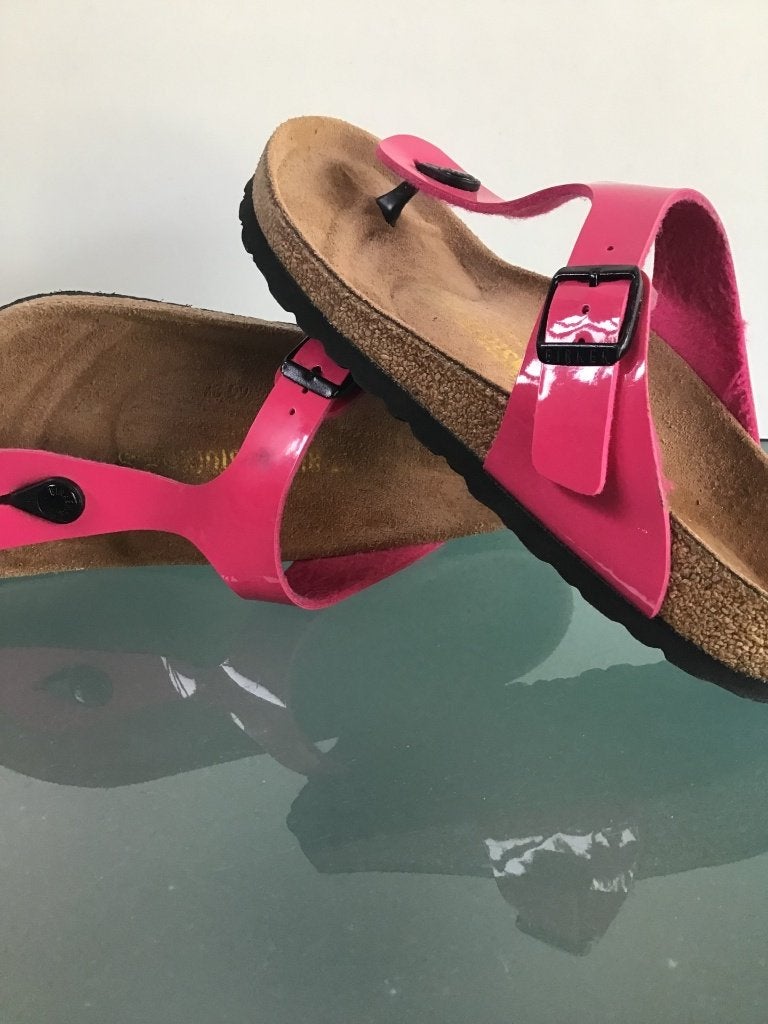Birkenstock 37 Gizeh roze slippers | Gratis verzenden, Slippers, Verzenden, Zo goed als nieuw, Roze