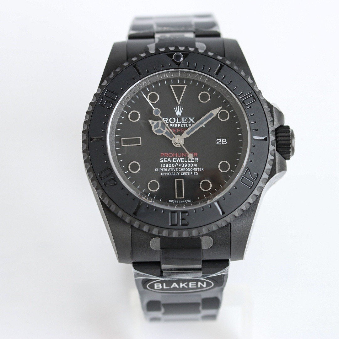 Rolex Deep sea Blaken 01, Staal, Verzenden, Polshorloge, Nieuw
