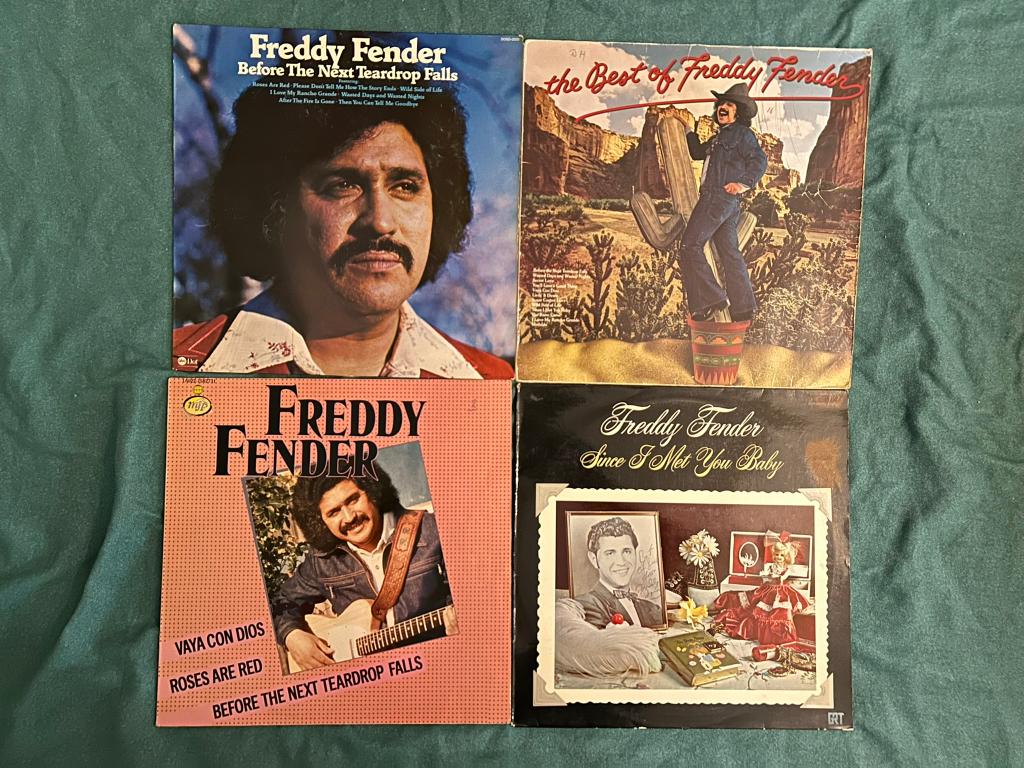 7 LP's Freddy Fender (ook per stuk te koop), Cd's en Dvd's, Vinyl | Pop, Ophalen of Verzenden, 1980 - 1989, Gebruikt, 12 inch