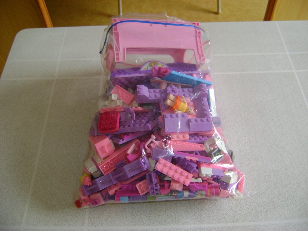 barbie megabloks huis 2paarden grondplaatjesmet boekje 80164, Ophalen of Verzenden, Zo goed als nieuw, Megabloks