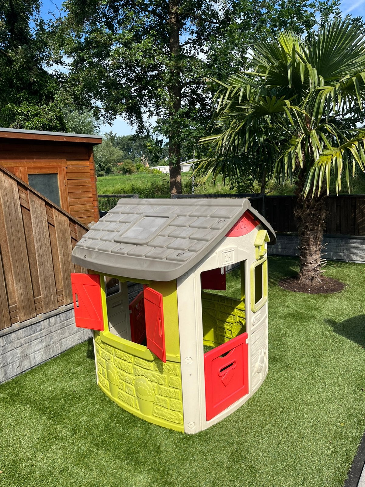 Smoby Neo Jura speelhuis speeltoestel, Kinderen en Baby's, Speelgoed | Buiten | Speelhuisjes, Ophalen, Zo goed als nieuw, Kunststof