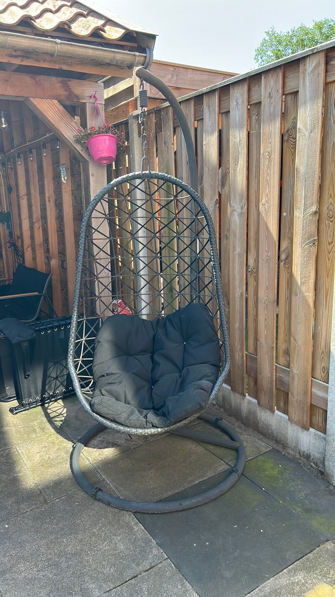 Ei stoel, Ophalen, Gebruikt, Metaal