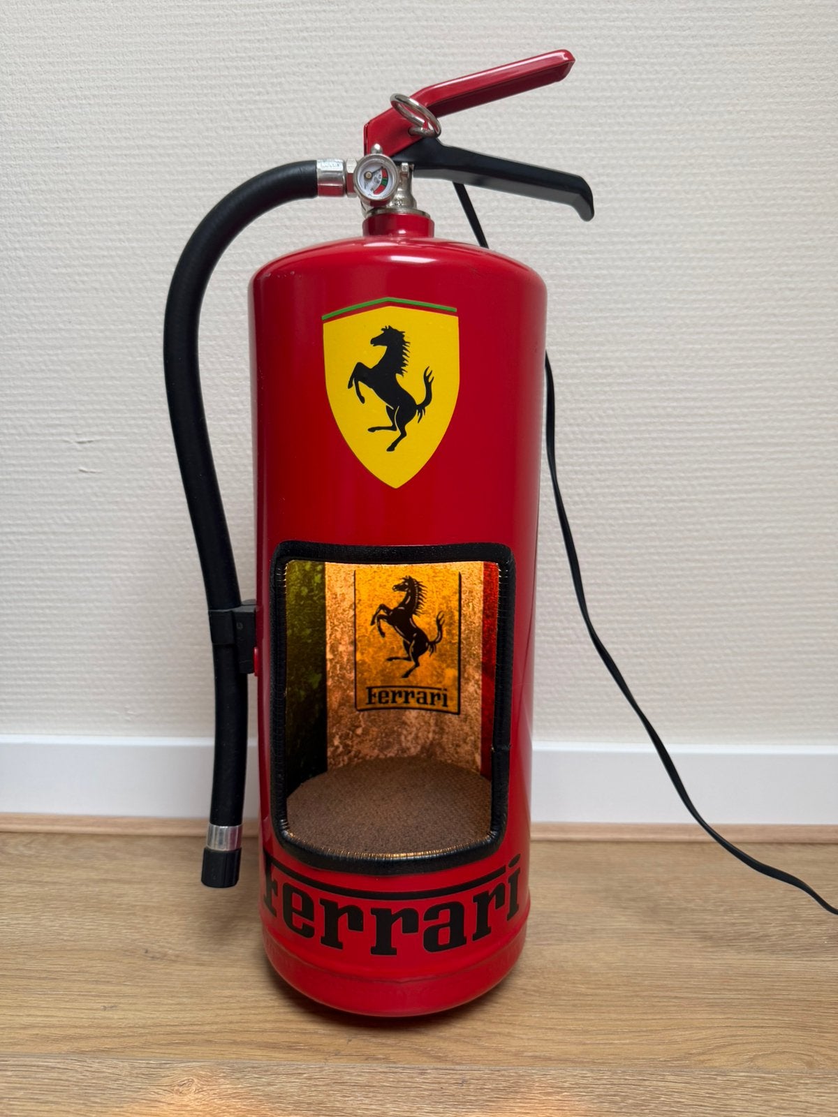 Ferrari Lamp Brandblusser met lamp, Ophalen of Verzenden, Zo goed als nieuw