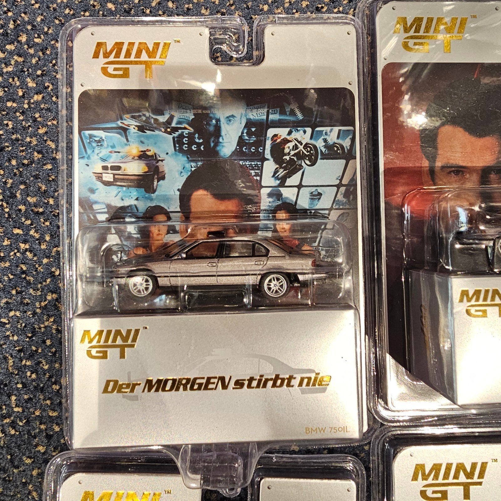 Mini GT BMW 750iL "Der Morgen stirbt nie" (James Bond), Auto, Onbekend, Nieuw, Ophalen of Verzenden