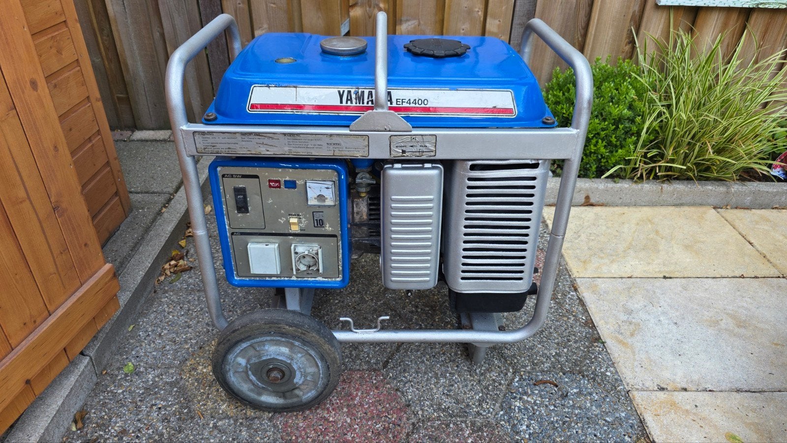 Yamaha EF-4400 Aggregaat - Volledig onderhouden, Doe-het-zelf en Verbouw, Aggregaten, Ophalen, Gebruikt, Minder dan 5 kVA, Benzine