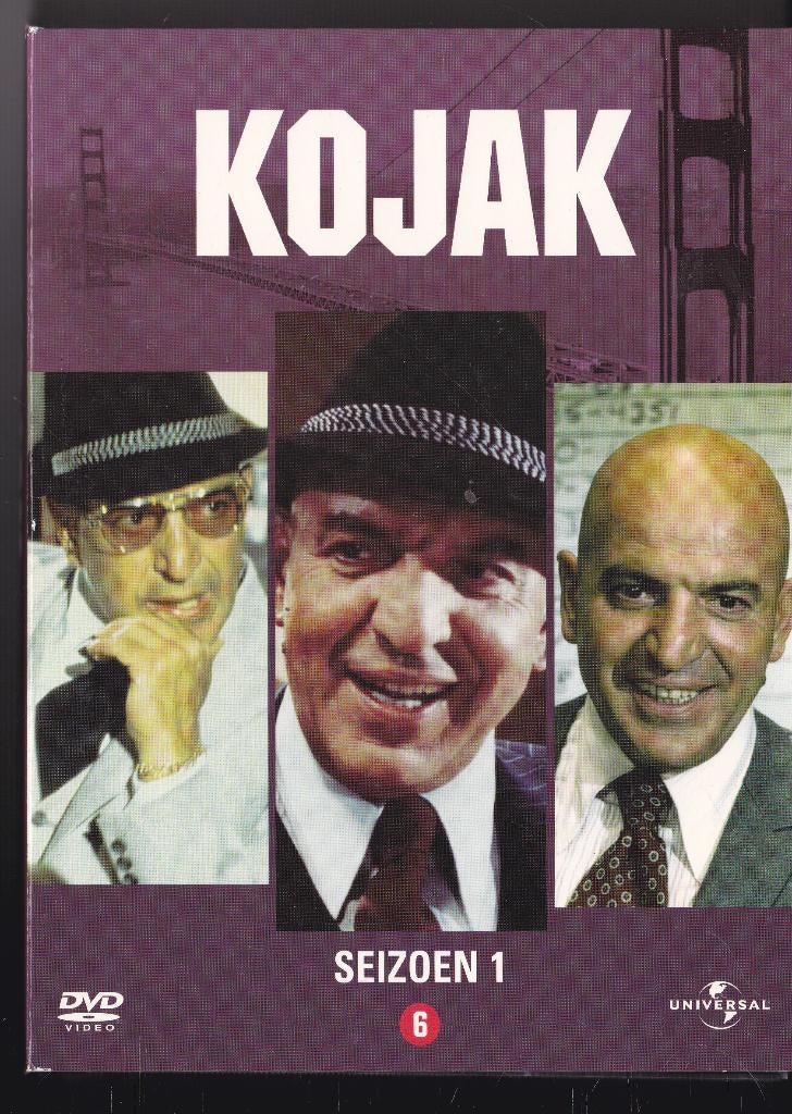 Kojak (1973 - 1974) ֎ Telly Savalas, Dan Frazer, Cd's en Dvd's, Ophalen of Verzenden, Zo goed als nieuw, Vanaf 6 jaar, Boxset