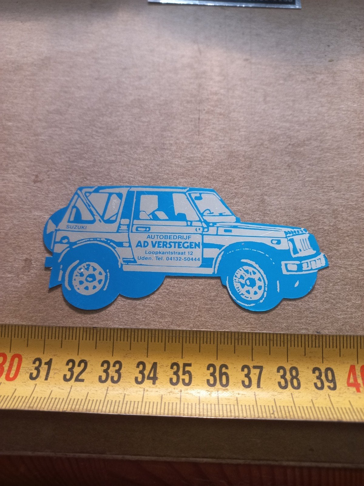 Vintage Suzuki Autobedrijf Ad Verstegen Sticker, Ophalen of Verzenden, Gebruikt