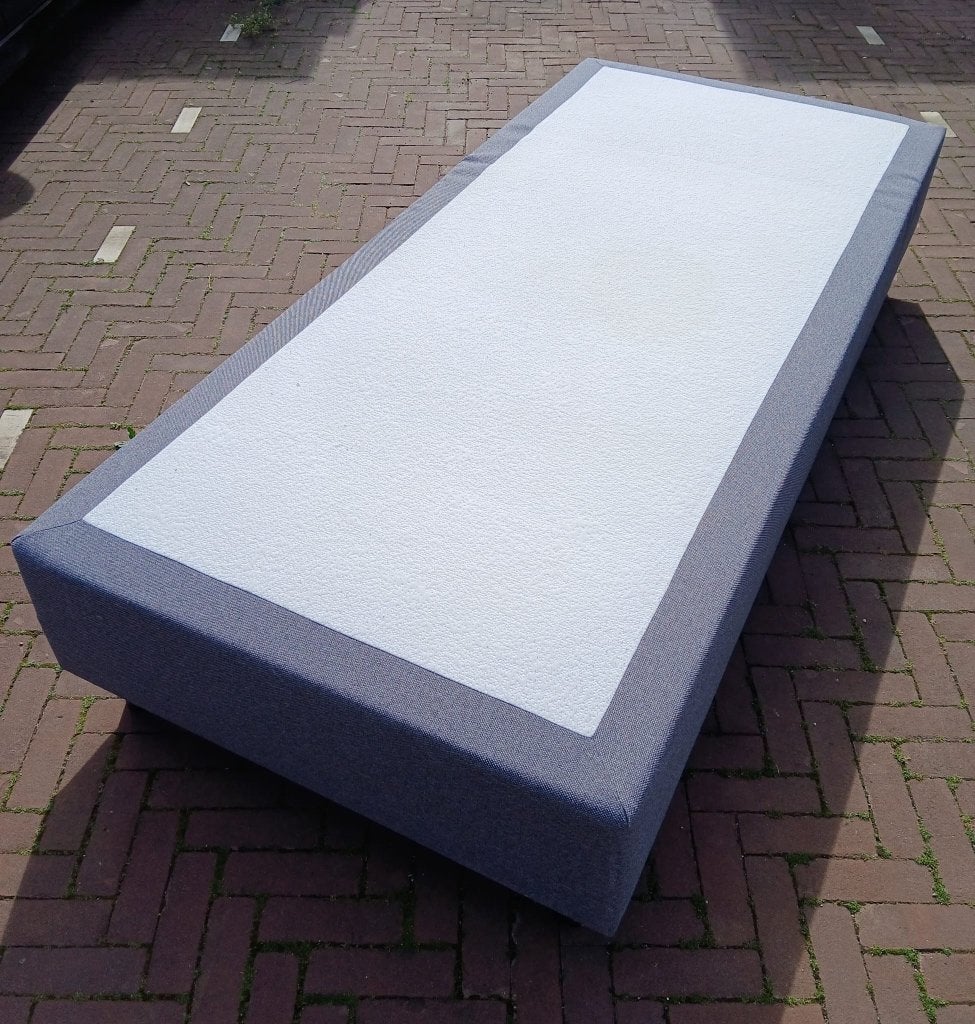 1-persoons boxspring 90x200cm, Ophalen, Gebruikt, 90 cm, Eenpersoons