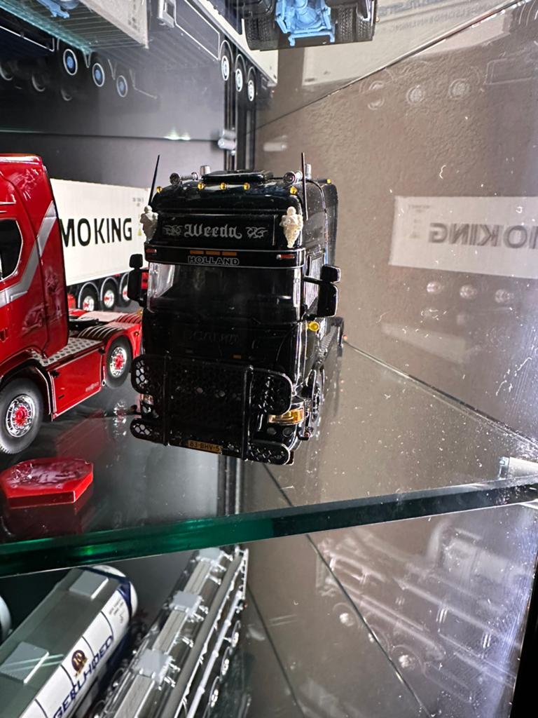 Tekno Scania Weeda, Ophalen of Verzenden, Zo goed als nieuw, Bus of Vrachtwagen, Tekno