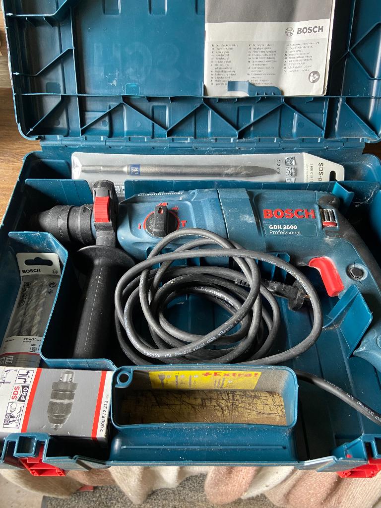 Klop-boormachne, Doe-het-zelf en Verbouw, Gereedschap | Boormachines, Ophalen, Gebruikt, 400 tot 600 watt, Variabele snelheid