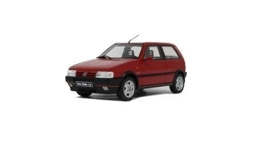 Fiat Uno Turbo i.e Rosso Racing 1990 - 1:18 - OttOmobile, OttOMobile, Rue de L' Ecusson 2, 56120 Josselin France, Nieuw, Ophalen of Verzenden