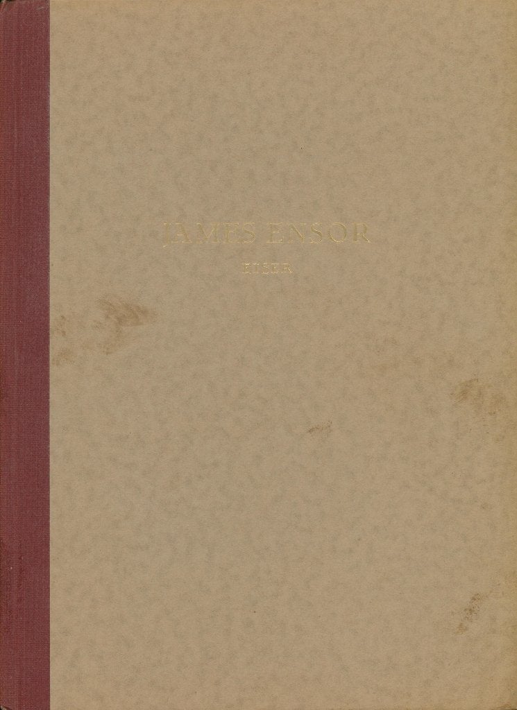 MONOGRAFIE BELGISCHE KUNST JAMES ENSOR ETSER, 1952, Verzenden, Zo goed als nieuw