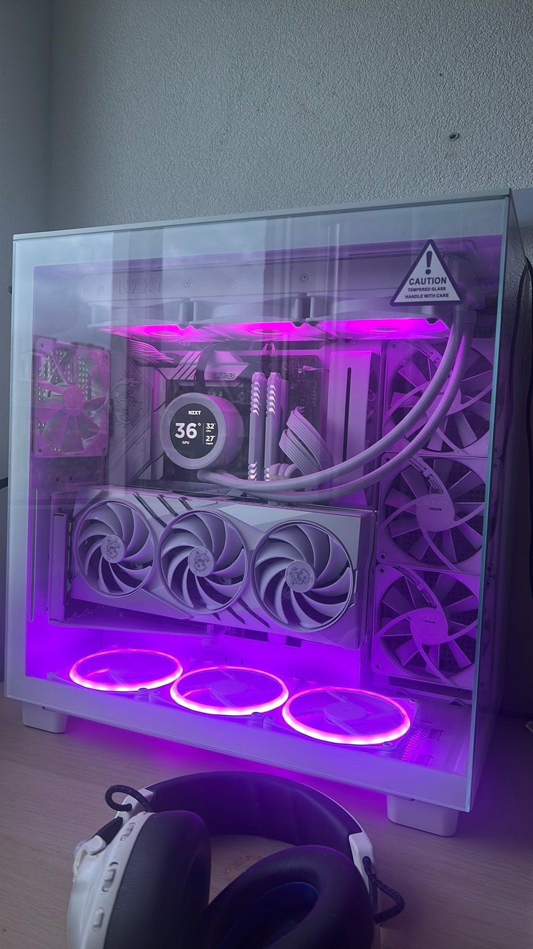hyper PC MSI RTX 4080 16gb, I9-13900k 2TB, Computers en Software, Ophalen, Zo goed als nieuw, Waterkoeling