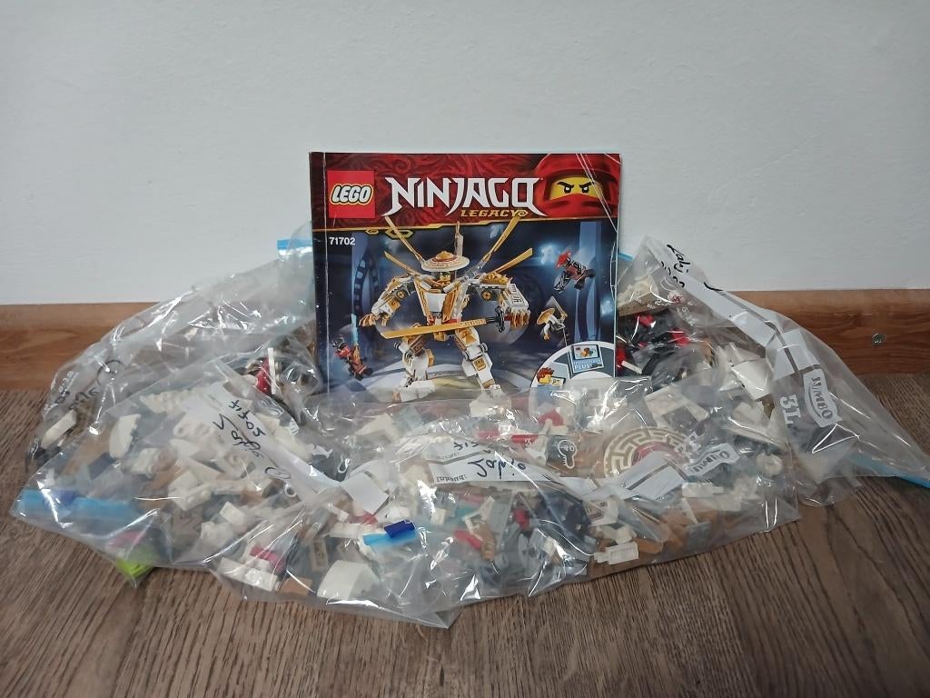 Lego Ninjago Gouden mech-71702, Lego, Ophalen of Verzenden, Zo goed als nieuw, Ninjago