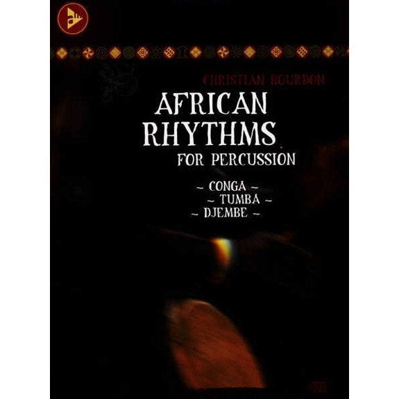 African Rhythms for Percussion + cd-conga, tumba, djembe, Muziek en Instrumenten, Klassiek, Drums of Percussie, Les of Cursus