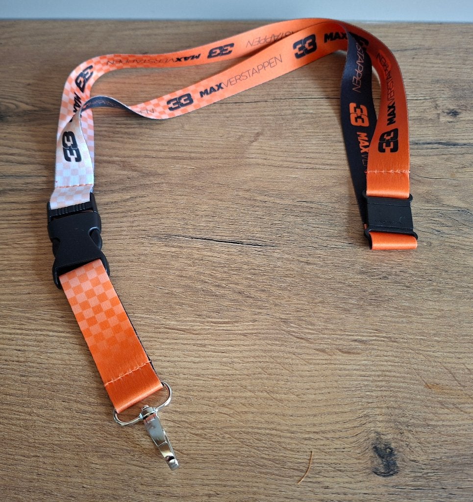 Max Verstappen Lanyard - Formule 1 Fan Item, Verzamelen, Ophalen of Verzenden, Nieuw, Formule 1