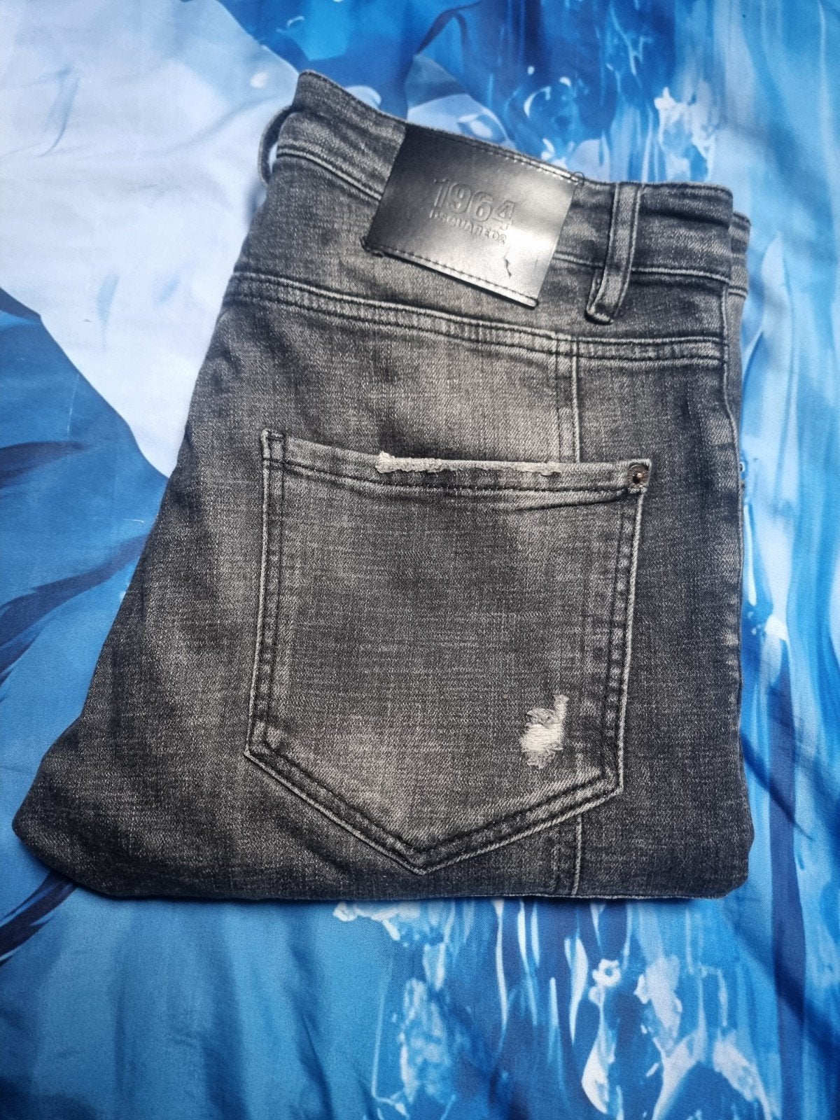 Dsquared2 Tidy Biker Jeans - Zwart/Grijs, Dsquared2, Zwart, W32 (confectie 46) of kleiner, Ophalen of Verzenden