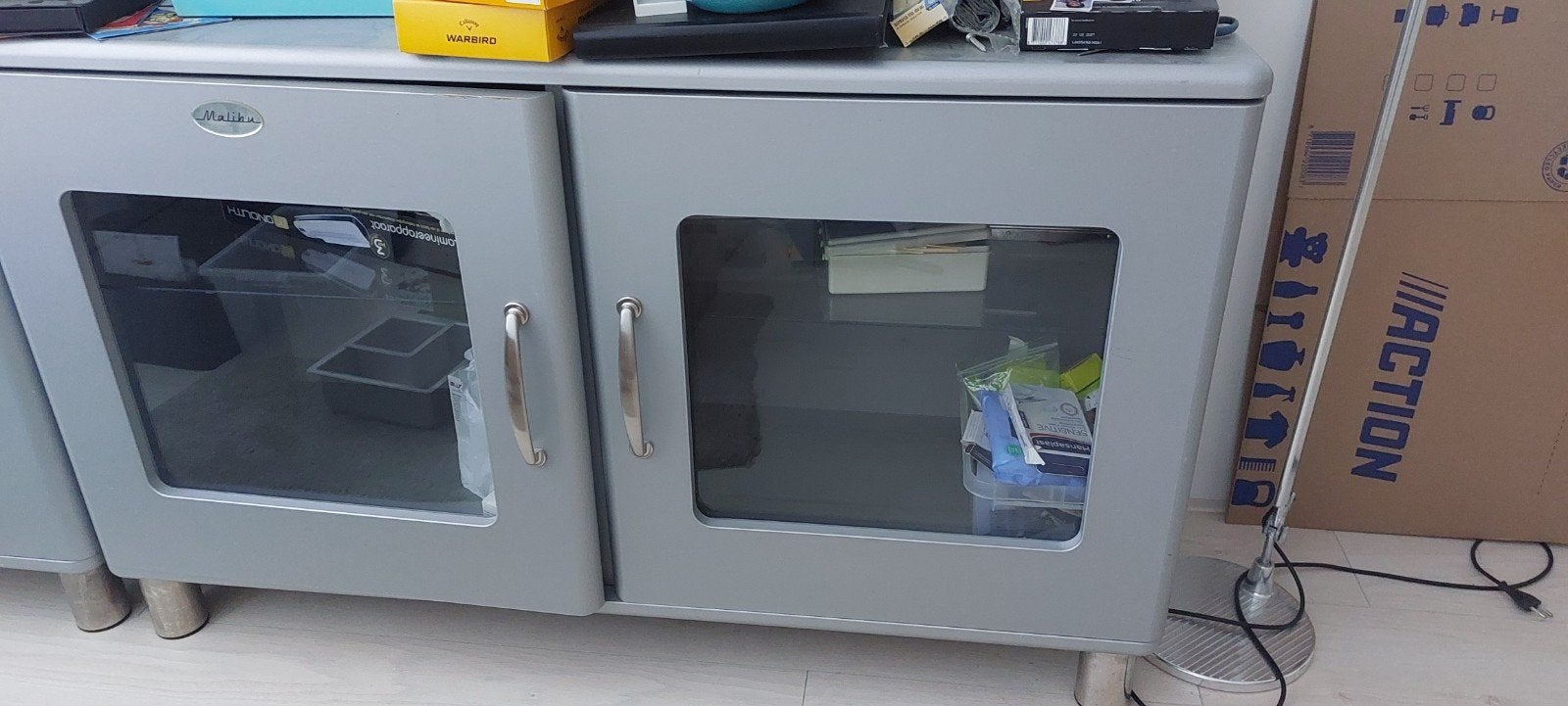 malibu kast, Ophalen