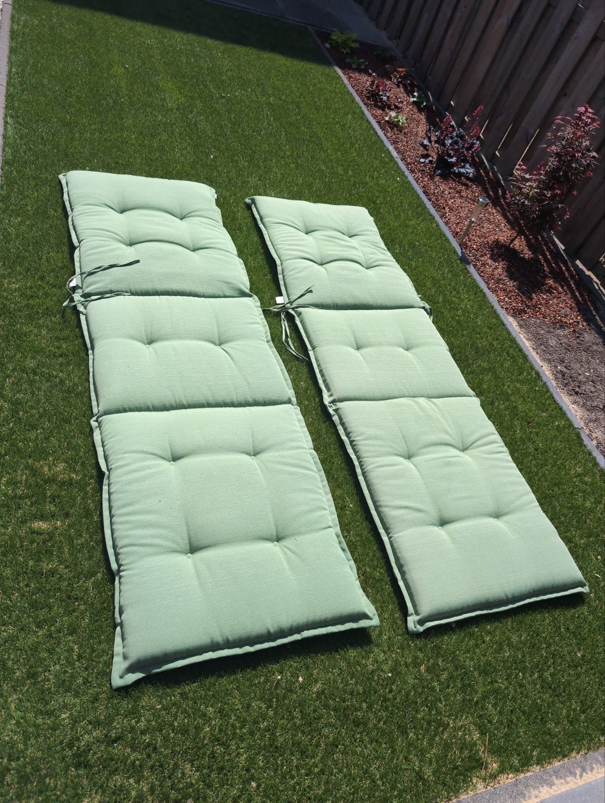 Hartman ligbed kussen soft green - Zo goed als nieuw, Tuin en Terras, Tuinmeubel-accessoires, Ophalen, Zo goed als nieuw