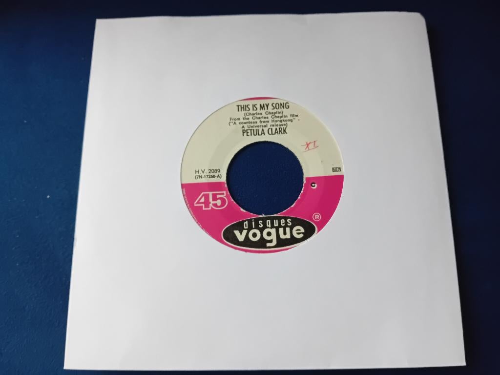 Petula Clark - This Is My Song ----t 0143, Cd's en Dvd's, Vinyl Singles, Gebruikt, Verzenden, Originele persing, 7 inch