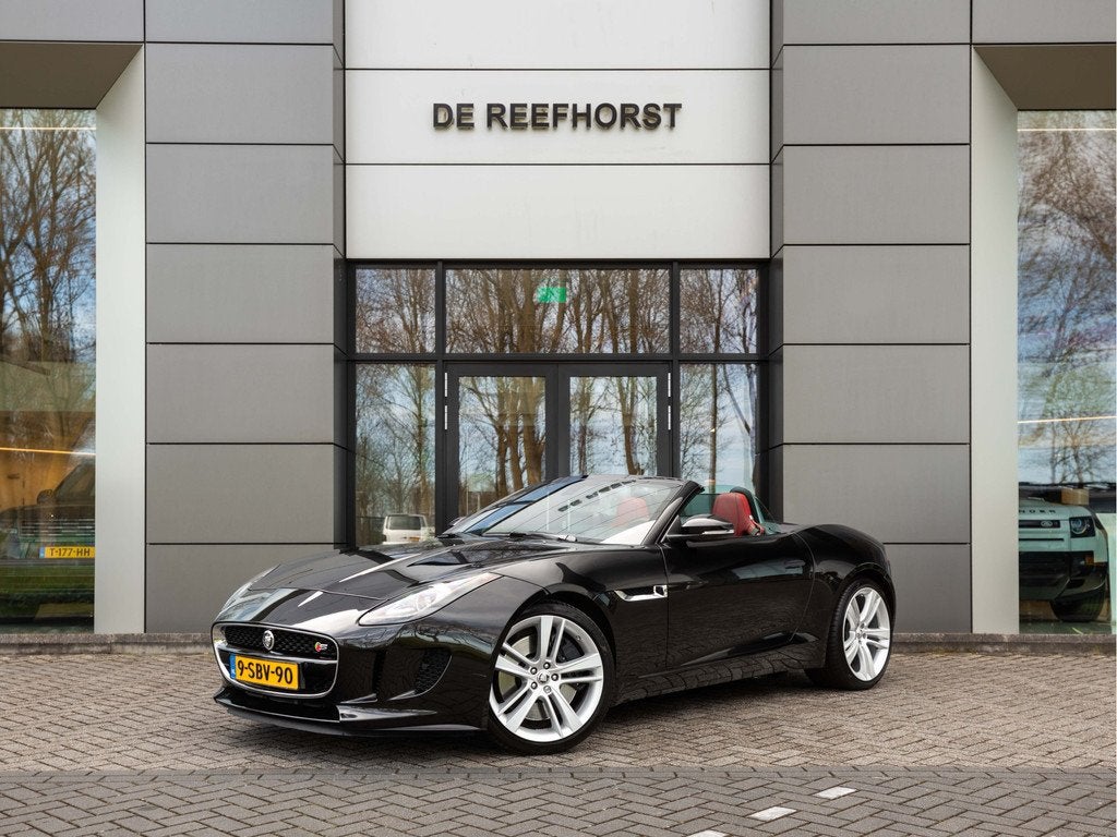 Jaguar F-Type 3.0 V6 S Convertible | 2e eigenaar | Dealer On, Auto's, Automaat, Achterwielaandrijving, 2995 cc, Zwart