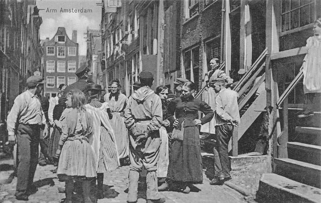 703-196-001 Arm Amsterdam Foellestraat, Verzenden, Voor 1920, Noord-Holland