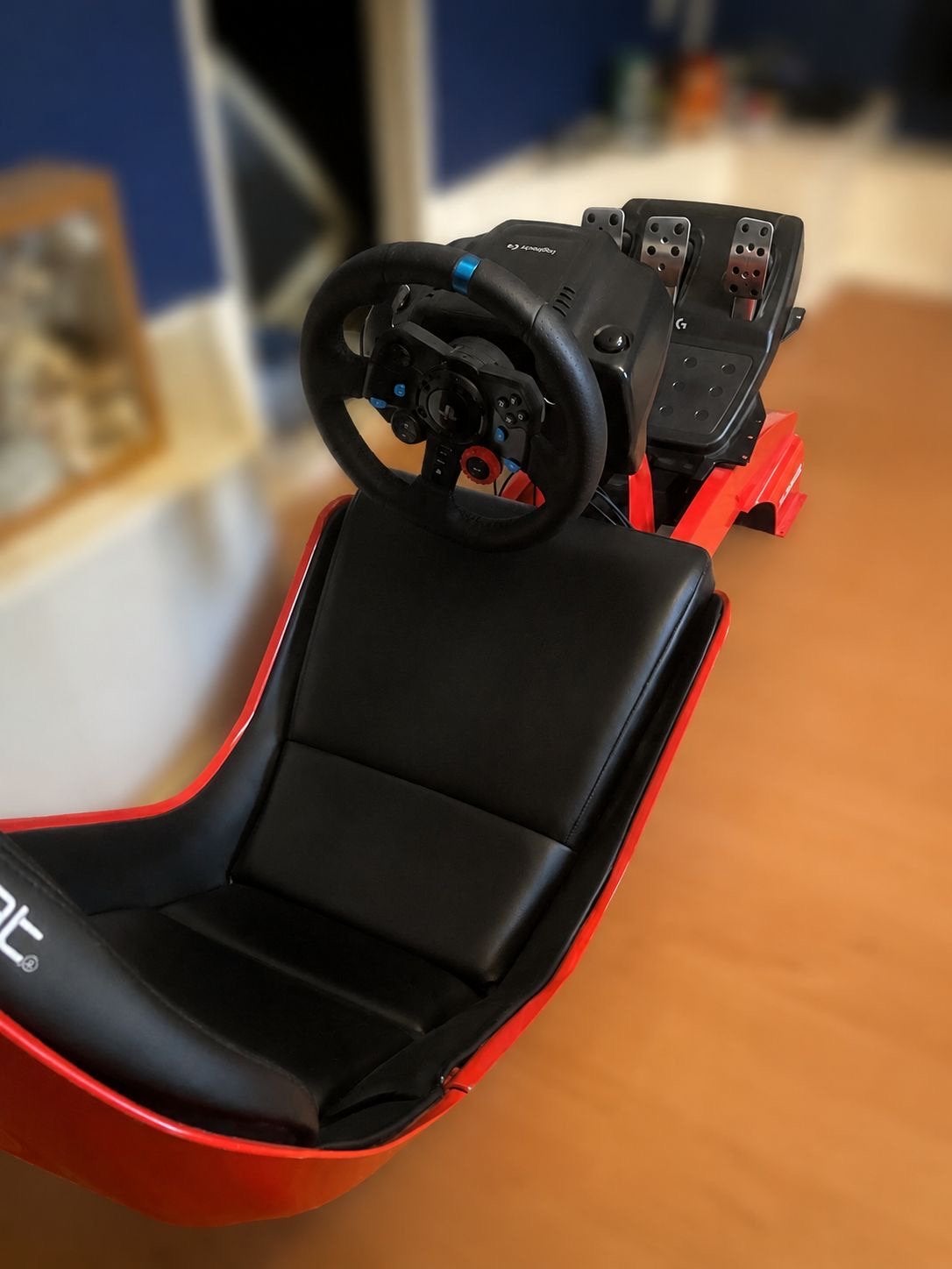 Playseat F1 met Logitech G29 racestuur en pedalen, Ophalen, Zo goed als nieuw