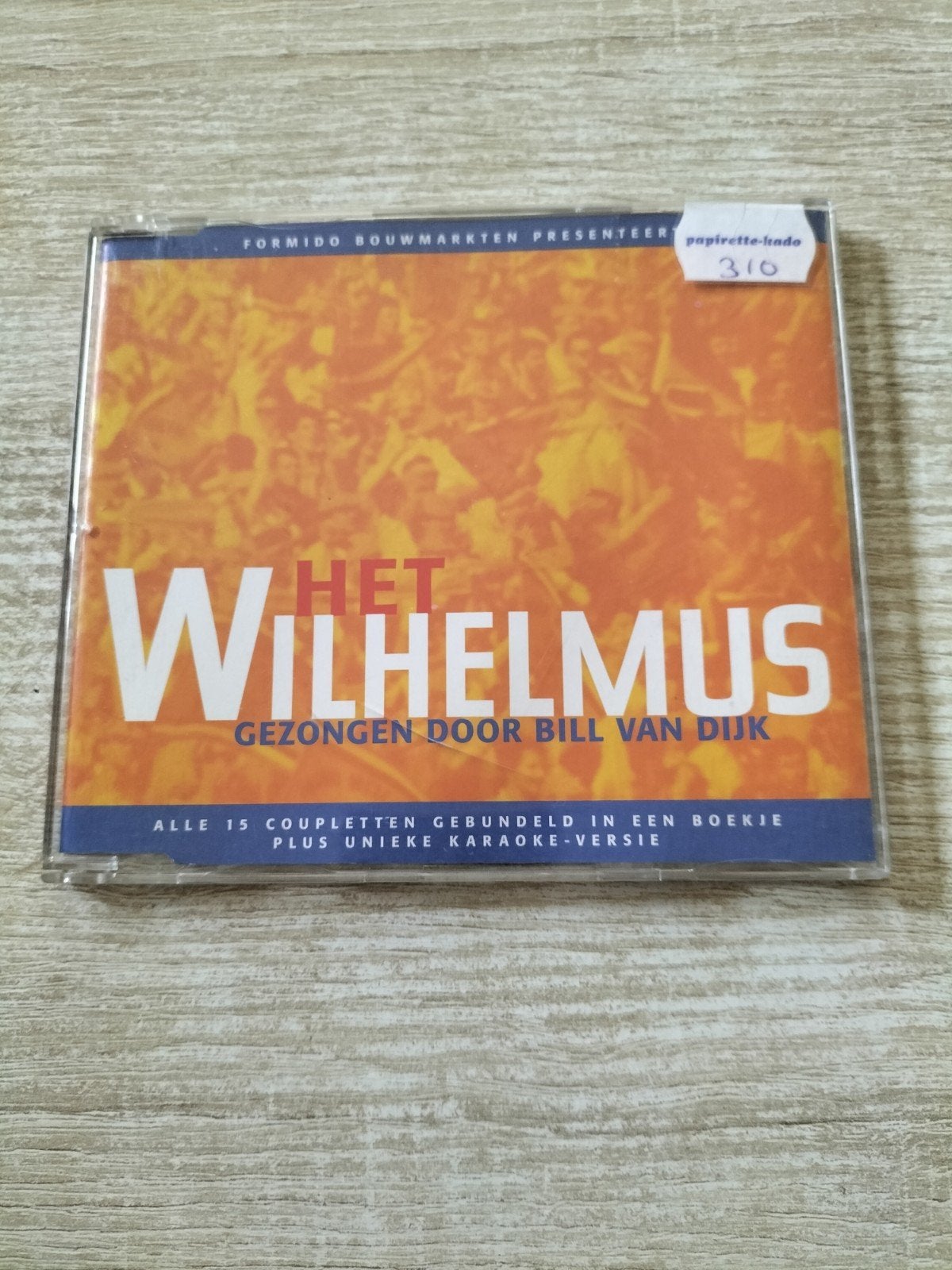 Bill van Dijk - het Wilhelmus, Cd's en Dvd's, Ophalen of Verzenden, Nederlandstalig