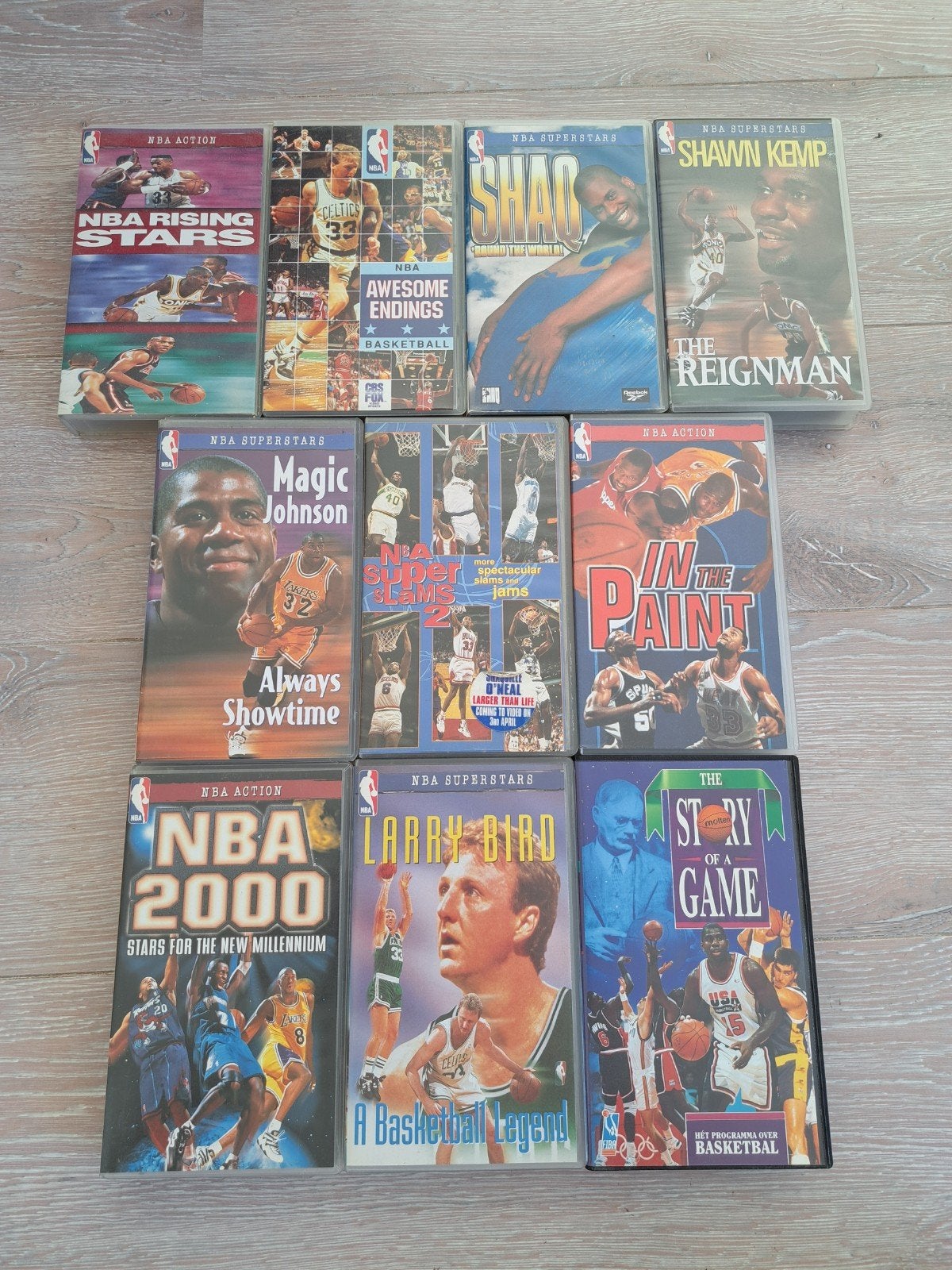 Collectie NBA vhs videobanden, Alle leeftijden, Ophalen, Gebruikt, Tv-serie of Tv-programma