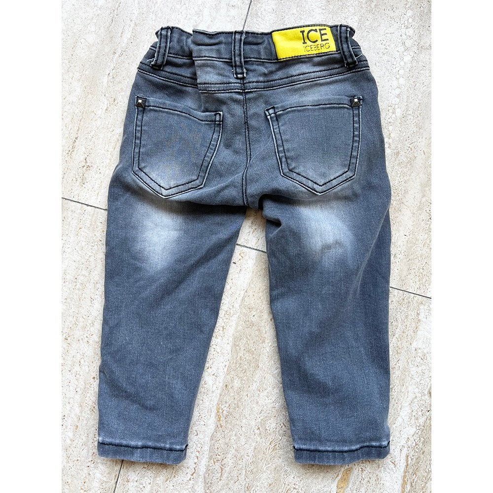 Mooie ICEBERG Jeans 1 - 00 (Maat 18M/cm.86) € 30,-, Broekje, Jongetje of Meisje, Ophalen of Verzenden, Zo goed als nieuw