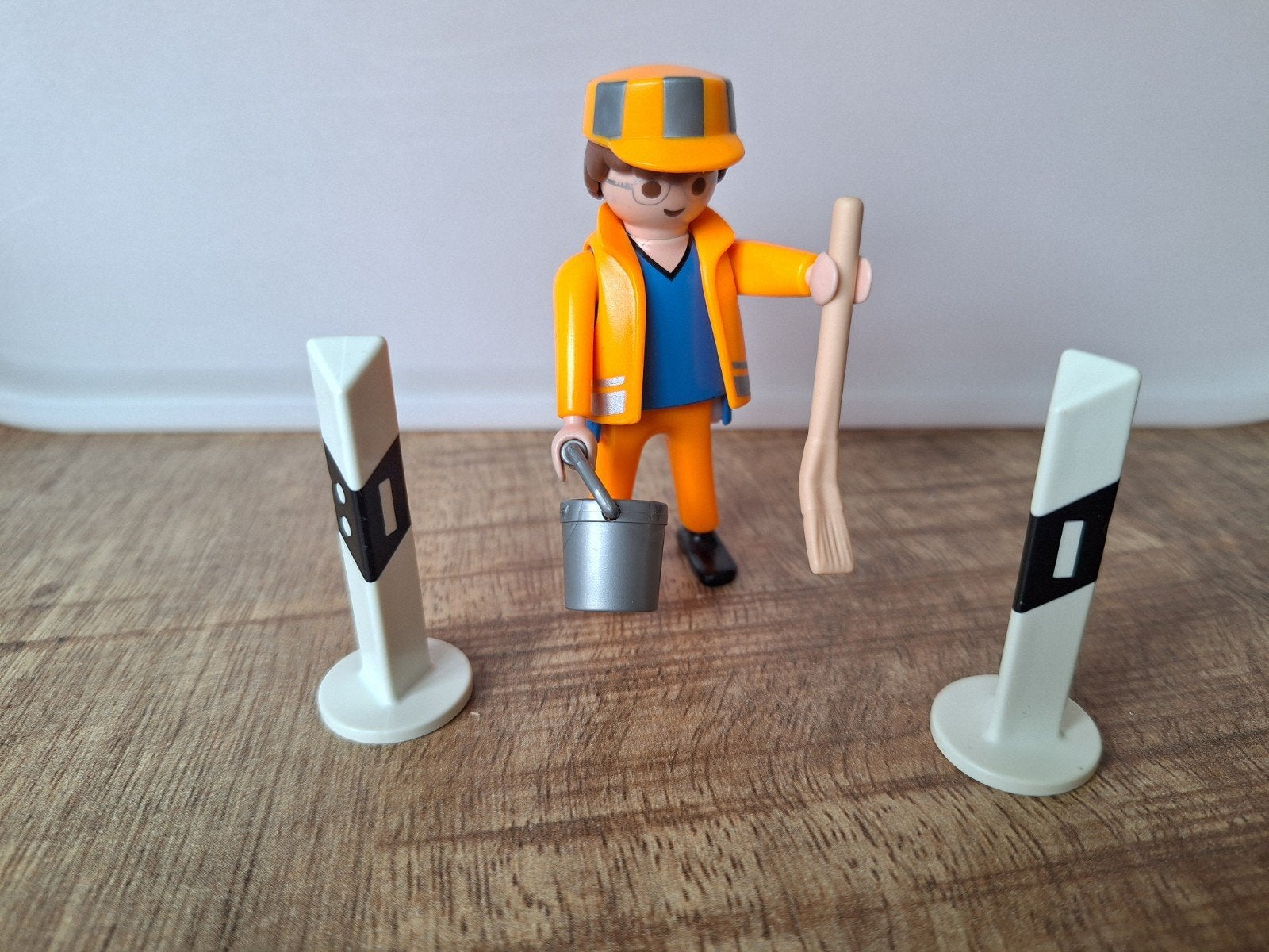 Playmobil 4682 Wegwerker met accessoires, compleet, Ophalen, Zo goed als nieuw, Complete set, Figuren